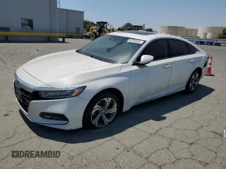 2018 Honda Accord EX-L with VIN 1HGCV2F52JA033835, listed as a Copart auction lot 64260455 with 256,087 mi miles and Salvage title. Bid and sale history available at DreamBid. Image 1.