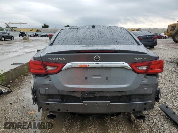 2016 Nissan Maxima SR с VIN 1N4AA6APXGC427880, выставлен на аукционе Copart как лот 58824935 с пробегом 144 050 миль миль и Списание • Salvage title. История ставок и продаж доступна на DreamBid. Изображение 6.