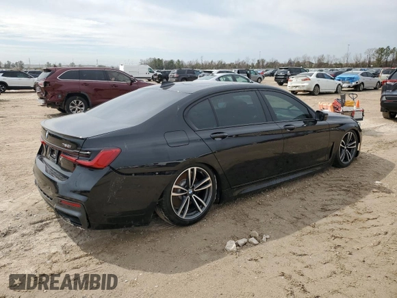 2022 BMW 7 Series 750i xDrive с VIN WBA7U2C01NCK83702, выставлен на аукционе Copart как лот 45450975 с пробегом Не указан миль и Списание • Salvage title. История ставок и продаж доступна на DreamBid. Изображение 3.