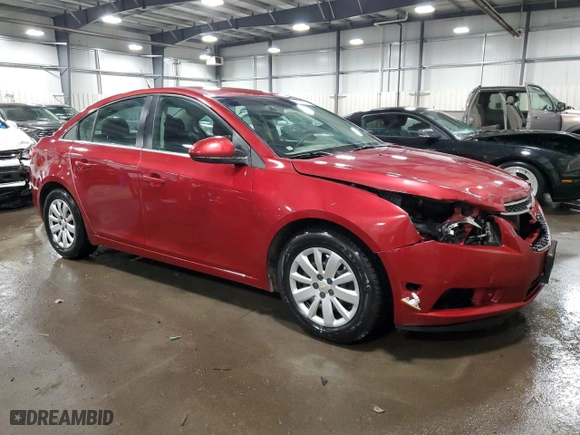 2011 Chevrolet Cruze LT w/1LT with VIN 1G1PF5S94B7205359, listed as a Copart auction lot 48794285 with 204,402 mi miles and Salvage Title. Bid and sale history available at carsss.com. Image 4.