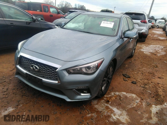 2019 Infiniti Q50 Luxe with VIN JN1EV7AP0KM513825, listed as a IAAI auction lot 41310796 with 92,131 mi miles and . Bid and sale history available at DreamBid. Image 18.