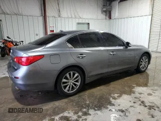 2017 Infiniti Q50 2.0t with VIN JN1CV7AP6HM642569, listed as a Copart auction lot 47852195 with 78,921 mi miles and Salvage Title. Bid and sale history available at carsss.com. Image 3.