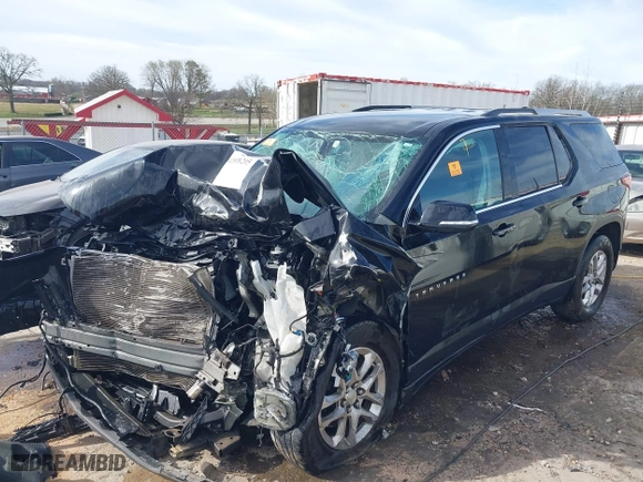 2018 Chevrolet Traverse LT Cloth with VIN 1GNERGKW5JJ210019, listed as a IAAI auction lot 41808205 with 1 mi miles. Bid and sale history available at carsss.com. Image 2.