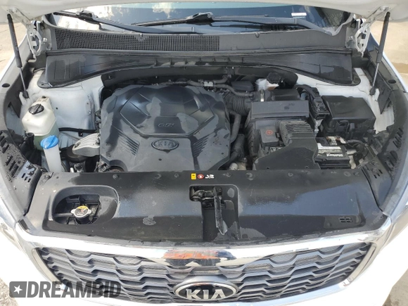2019 Kia Sorento EX z VIN 5XYPH4A59KG454740, wystawiony jako Copart lot #52552275 z przebiegiem 130 114 mil mil oraz Czysty tytuł • Clean title. Historia ofert i sprzedaży dostępna na DreamBid. Obrazek 12.
