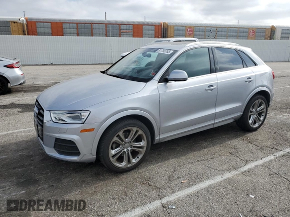 2016 Audi Q3 Premium Plus with VIN WA1BFCFS9GR014772, listed as a Copart auction lot 61780765 with 54,300 mi miles and Clean title. Bid and sale history available at DreamBid. Image 1.