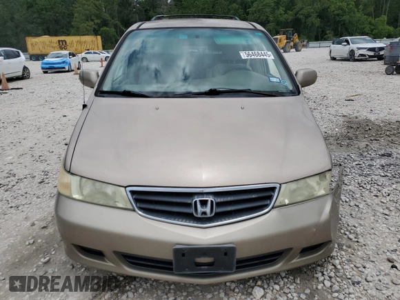 2004 Honda Odyssey EX z VIN 5FNRL18684B118446, wystawiony jako Copart lot #56468445 z przebiegiem 153 848 mil mil oraz Szkoda całkowita • Salvage title. Historia ofert i sprzedaży dostępna na DreamBid. Obrazek 5.