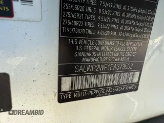 2014 Land Rover Range Rover Sport HSE with VIN SALWR2WF1EA373503, listed as a Copart auction lot 54528205 with 125,895 mi miles and Clean Title. Bid and sale history available at carsss.com. Image 10.