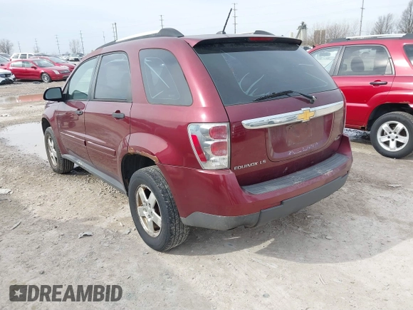 2007 Chevrolet Equinox LS with VIN 2CNDL13F576013693, listed as a IAAI auction lot 41834412 with 204,636 mi miles. Bid and sale history available at carsss.com. Image 3.