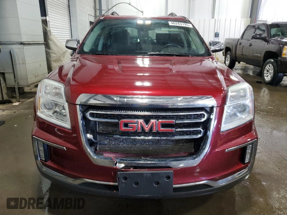 2017 GMC Terrain SLE with VIN 2GKFLTEK1H6107000, listed as a Copart auction lot 46283195 with 128,242 mi miles and Salvage Title. Bid and sale history available at carsss.com. Image 5.