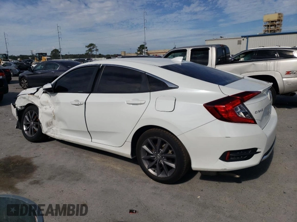 2021 Honda Civic Sedan EX with VIN 19XFC1F39ME012816, listed as a Copart auction lot 74093434 with 0 mi miles and Salvage Title. Bid and sale history available at carsss.com. Image 2.