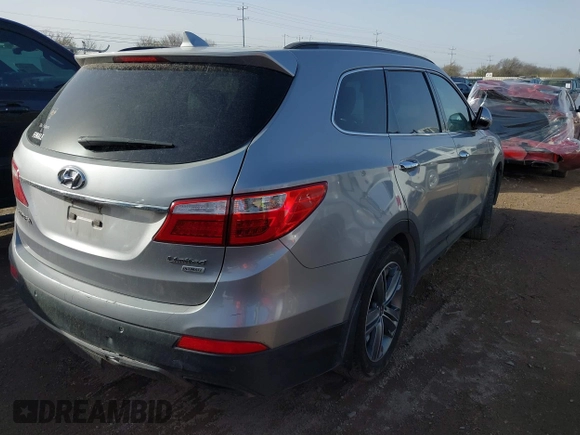 2016 Hyundai Santa Fe SE with VIN KM8SR4HF5GU152935, listed as a IAAI auction lot 41723273 with 166,356 mi miles. Bid and sale history available at carsss.com. Image 4.