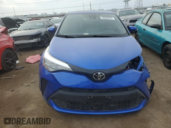2021 Toyota C-HR LE with VIN JTNKHMBX4M1108510, listed as a Copart auction lot 48866935 with 63,312 mi miles and Salvage Title. Bid and sale history available at carsss.com. Image 5.