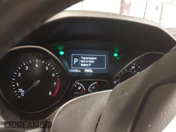 2018 Ford Focus SE with VIN 1FADP3F22JL298144, listed as a IAAI auction lot 41880555 with 73,166 mi miles. Bid and sale history available at carsss.com. Image 7.