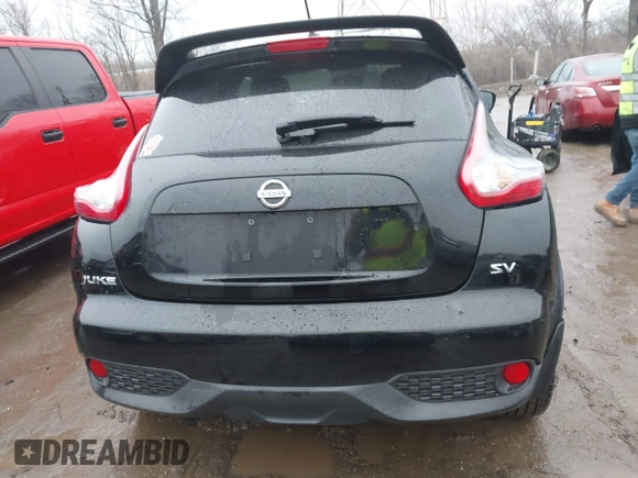 2015 Nissan Juke S with VIN JN8AF5MR4FT508881, listed as a IAAI auction lot 41503781 with 106,159 mi miles. Bid and sale history available at carsss.com. Image 16.
