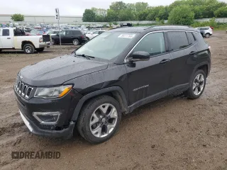 2019 Jeep Compass Limited with VIN 3C4NJDCB6KT673968, listed as a Copart auction lot 58411765 with 89,481 mi miles and Clean title. Bid and sale history available at DreamBid. Image 1.