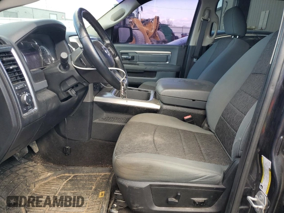 2018 Ram 1500 Big Horn with VIN 3C6RR7LT9JG123294, listed as a Copart auction lot 44421745 with 143,462 mi miles and Salvage Title. Bid and sale history available at carsss.com. Image 7.
