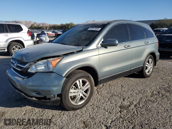 2011 Honda CR-V EX-L with VIN JHLRE4H78BC018462, listed as a Copart auction lot 47017655 with 124,607 mi miles and Salvage Title. Bid and sale history available at carsss.com. Image 1.
