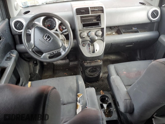 2004 Honda Element EX with VIN 5J6YH18624L015642, listed as a Copart auction lot 46146415 with 201,566 mi miles and Salvage Title. Bid and sale history available at DreamBid. Image 8.