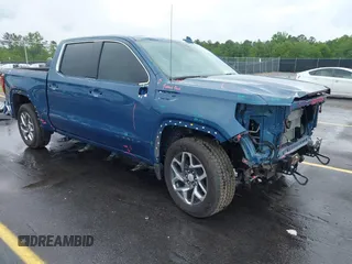 2024 GMC Sierra 1500 SLT with VIN 3GTUUDED1RG237212, listed as a IAAI auction lot 42098849 with 15,432 mi miles and . Bid and sale history available at DreamBid. Image 1.