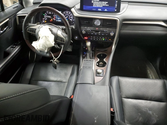 2022 Lexus RX 350 with VIN 2T2HZMDA8NC309467, listed as a Copart auction lot 49897385 with 36,795 mi miles and Salvage Title. Bid and sale history available at DreamBid. Image 8.