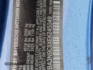 2014 BMW 4 Series 428i xDrive with VIN WBA3N9C5XEK245049, listed as a Copart auction lot 48901785 with 89,966 mi miles and Salvage title. Bid and sale history available at DreamBid. Image 12.
