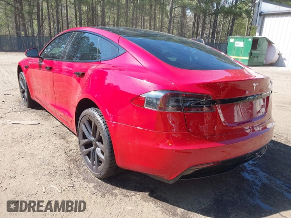 2021 Tesla Model S Long Range z VIN 5YJSA1E51MF436329, wystawiony jako IAAI lot #41918018 z przebiegiem 44 029 mil mil oraz . Historia ofert i sprzedaży dostępna na DreamBid. Obrazek 3.