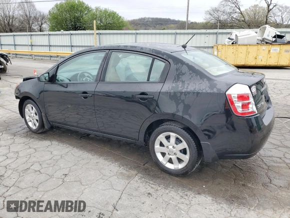 2007 Nissan Sentra 2.0 with VIN 3N1AB61E47L615548, listed as a Copart auction lot 50928135 with 122,186 mi miles and Salvage Title. Bid and sale history available at DreamBid. Image 2.