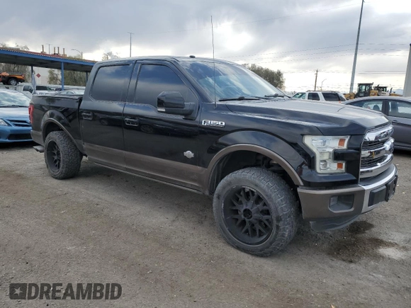 2016 Ford F-150 XL with VIN 1FTEW1CF4GFB98468, listed as a Copart auction lot 42740445 with 115,375 mi miles and Salvage Title. Bid and sale history available at carsss.com. Image 4.