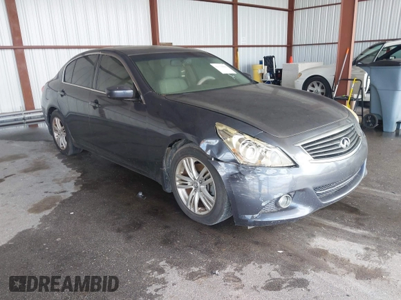 2012 Infiniti G25 Journey with VIN JN1DV6AP8CM700978, listed as a IAAI auction lot 42750060 with Not provided miles and . Bid and sale history available at DreamBid. Image 1.