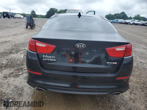 2015 Kia Optima EX z VIN 5XXGN4A70FG425339, wystawiony jako Copart lot #58744265 z przebiegiem 167 716 mil mil oraz Czysty tytuł • Clean title. Historia ofert i sprzedaży dostępna na DreamBid. Obrazek 6.