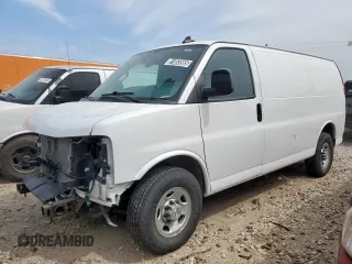 2020 Chevrolet Express Cargo with VIN 1GCWGAFG3L1253909, listed as a Copart auction lot 51053565 with 151,351 mi miles and Clean title. Bid and sale history available at DreamBid. Image 1.