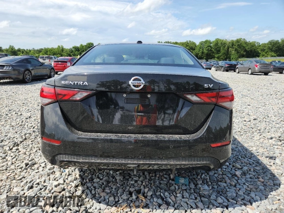 2021 Nissan Sentra SV with VIN 3N1AB8CV5MY299603, listed as a Copart auction lot 60078055 with 83,520 mi miles and Salvage title. Bid and sale history available at DreamBid. Image 6.