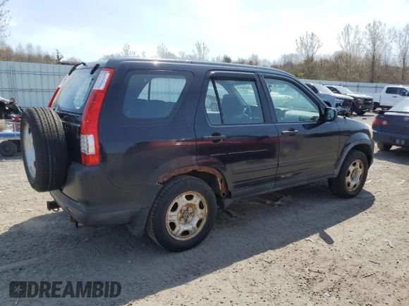 2006 Honda CR-V LX with VIN JHLRD78556C000946, listed as a Copart auction lot 54084955 with 234,159 mi miles and Clean Title. Bid and sale history available at carsss.com. Image 3.
