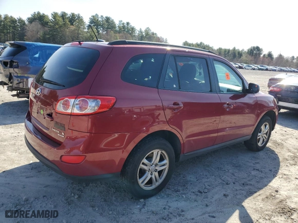 2011 Hyundai Santa Fe GLS with VIN 5XYZGDAB3BG063701, listed as a Copart auction lot 50122635 with 198,087 mi miles and Clean Title. Bid and sale history available at carsss.com. Image 3.