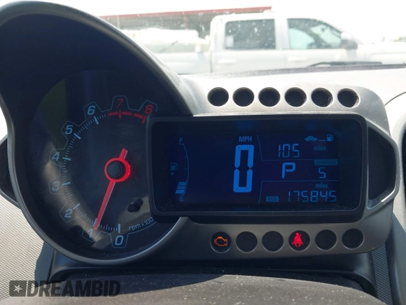 2016 Chevrolet Sonic LT with VIN 1G1JC5SH9G4168209, listed as a IAAI auction lot 42567065 with 175,845 mi miles and . Bid and sale history available at DreamBid. Image 7.