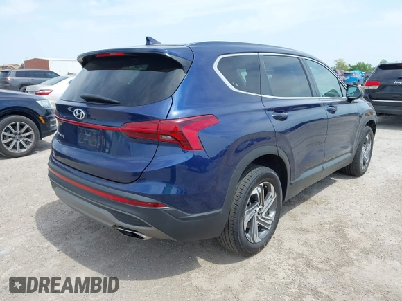 2021 Hyundai Santa Fe SE with VIN 5NMS14AJ2MH339403, listed as a IAAI auction lot 42024896 with 91,734 mi miles and . Bid and sale history available at DreamBid. Image 4.