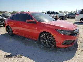 2019 Honda Civic Sport with VIN 2HGFC2F83KH501409, listed as a Copart auction lot 54778415 with Not provided miles and Non repairable. Bid and sale history available at DreamBid. Image 4.