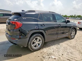 2019 GMC Terrain SLE with VIN 3GKALMEV4KL371695, listed as a Copart auction lot 63413825 with 75,437 mi miles and Salvage title. Bid and sale history available at DreamBid. Image 3.