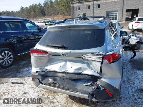 2023 Toyota Corolla Cross LE with VIN 7MUBAABG7PV045648, listed as a IAAI auction lot 41359444 with 60,950 mi miles and . Bid and sale history available at DreamBid. Image 16.