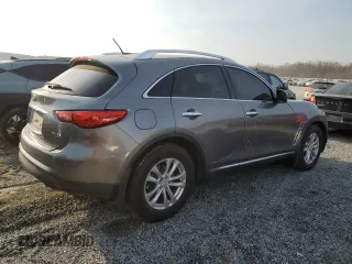 2013 Infiniti FX with VIN JN8CS1MU7DM142343, listed as a Copart auction lot 49044635 with 182,106 mi miles and Salvage Title. Bid and sale history available at carsss.com. Image 3.