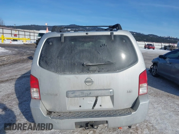 2006 Nissan Pathfinder SE with VIN 5N1AR18W06C649633, listed as a IAAI auction lot 41577009 with 137,557 mi miles and . Bid and sale history available at DreamBid. Image 16.