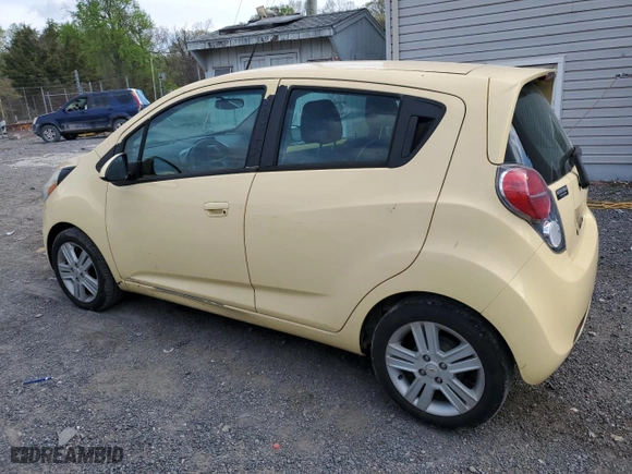 2014 Chevrolet Spark LS with VIN KL8CB6S91EC584011, listed as a Copart auction lot 53987605 with 119,261 mi miles and Clean Title. Bid and sale history available at carsss.com. Image 2.