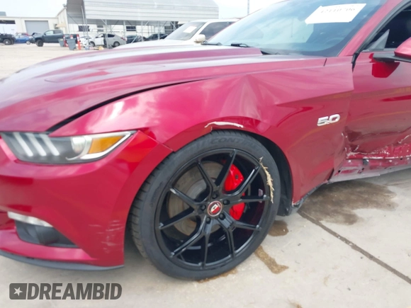 2016 Ford Mustang GT with VIN 1FA6P8CF6G5229919, listed as a IAAI auction lot 42110706 with 119,415 mi miles and . Bid and sale history available at DreamBid. Image 17.
