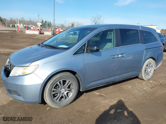 2011 Honda Odyssey EX-L with VIN 5FNRL5H68BB029724, listed as a IAAI auction lot 41854698 with 171,600 mi miles. Bid and sale history available at carsss.com. Image 17.