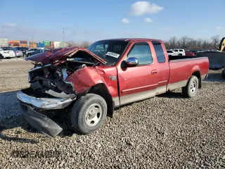 2002 Ford F-150 XL with VIN 1FTRX17W72NB29281, listed as a Copart auction lot 44590305 with 319,663 mi miles and Salvage Title. Bid and sale history available at carsss.com. Image 1.