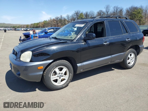 2004 Hyundai Santa Fe GLS with VIN KM8SC13E54U700457, listed as a Copart auction lot 53755855 with 101,565 mi miles and Clean Title. Bid and sale history available at DreamBid. Image 1.