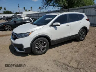 2020 Honda CR-V EX-L with VIN 5J6RW1H87LL009331, listed as a Copart auction lot 53005145 with 69,864 mi miles and Salvage title. Bid and sale history available at DreamBid. Image 1.