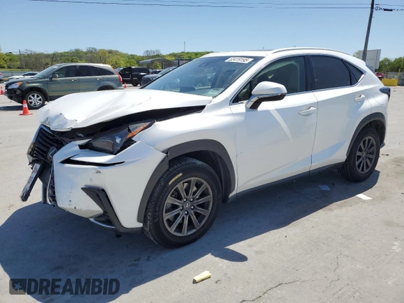 2019 Lexus NX 300 with VIN JTJBARBZ9K2179827, listed as a Copart auction lot 53419195 with 59,763 mi miles and Salvage Title. Bid and sale history available at DreamBid. Image 1.