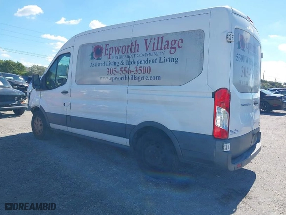 2017 Ford Transit Passenger Wagon XL with VIN 1FMZK1CM0HKA90980, listed as a IAAI auction lot 40979539 with 71,813 mi miles. Bid and sale history available at carsss.com. Image 3.