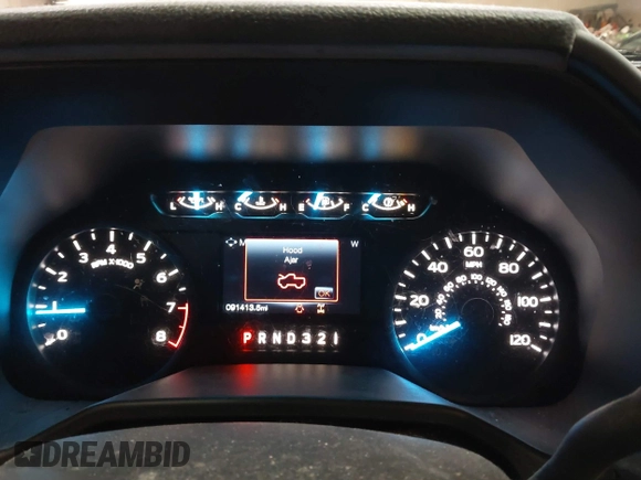 2016 Ford F-150 XL with VIN 1FTMF1C82GFB06576, listed as a IAAI auction lot 41630414 with 91,413 mi miles. Bid and sale history available at carsss.com. Image 7.
